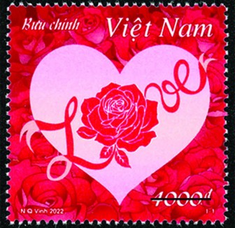 Việt Nam phát hành chuỗi tem bưu chính chủ đề Tình yêu dịp 14/2