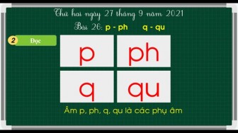 Sách Tiếng Việt lớp 1 bỏ dạy chữ “p’, “q” và các vần khó