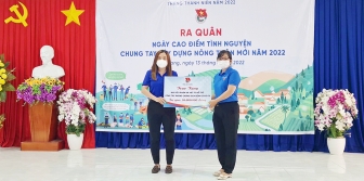 Tỉnh đoàn An Giang ra quân ngày cao điểm “Tình nguyện chung tay xây dựng nông thôn mới” năm 2022 tại Tịnh Biên