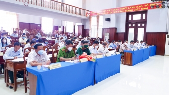 Hội nghị Ban Chấp hành Đảng bộ huyện Tịnh Biên lần thứ 8 (nhiệm kỳ 2020-2025)
