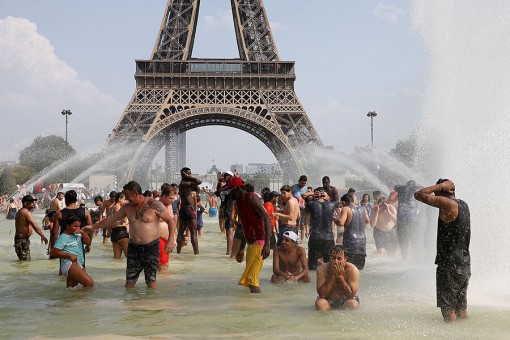 Nắng nóng cao bất thường tại Pháp