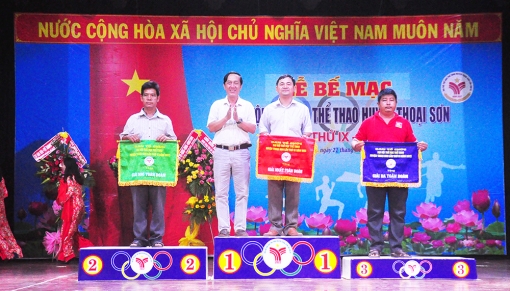 Xã Vĩnh Khánh đoạt giải nhất toàn đoàn Đại hội Thể dục – thể thao huyện Thoại Sơn lần IX/2022