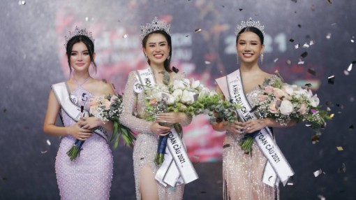 Người đẹp Bạc Liêu đăng quang Hoa hậu Du lịch Việt Nam Toàn cầu 2021