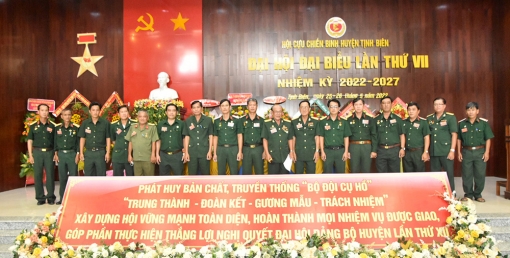 Đại hội đại biểu Hội Cựu chiến binh huyện Tịnh Biên lần thứ VII (nhiệm kỳ 2022-2027)