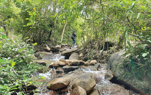 Mùa mưa, “check-in” các suối thiên nhiên vùng Bảy Núi