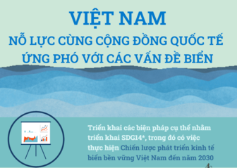 Việt Nam nỗ lực cùng cộng đồng quốc tế ứng phó với các vấn đề biển