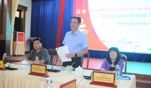 Hội nghị Ban Chấp hành Đảng bộ huyện Chợ Mới lần thứ 9 đề ra nhiều nhiệm vụ quan trọng