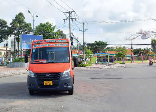 Khai thác thêm  6 tuyến xe buýt trên địa bàn tỉnh An Giang