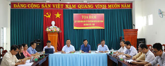 Tọa đàm đóng góp ý kiến tập kỷ yếu UBMTTQVN huyện Châu Thành qua các thời kỳ 1975-2020