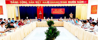 Ban Chấp hành Đảng bộ huyện An Phú tổ chức hội nghị lần thứ X