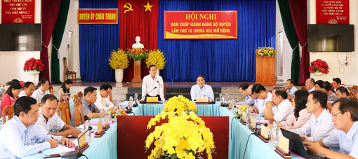 Hội nghị Ban Chấp hành Đảng bộ huyện Châu Thành lần thứ 10 (khóa XII) mở rộng