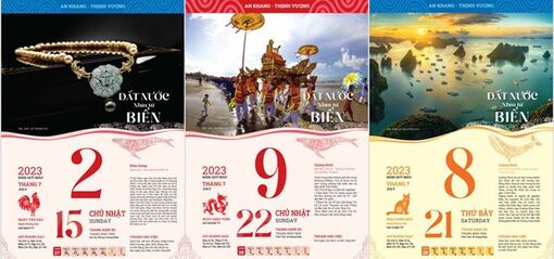 'Đất nước nhìn từ biển': Bộ lịch quảng bá vẻ đẹp biển đảo Việt Nam