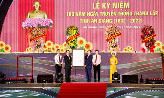 An Giang long trọng tổ chức Lễ kỷ niệm 190 năm Ngày truyền thống thành lập tỉnh (1832 – 2022)
