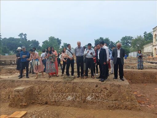 Phát hiện nhiều dấu tích kiến trúc mới tại khu vực trung tâm Hoàng thành Thăng Long