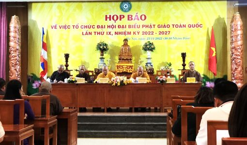 Sẽ có hơn 1.000 đại biểu về dự Đại hội đại biểu Phật giáo toàn quốc lần thứ IX