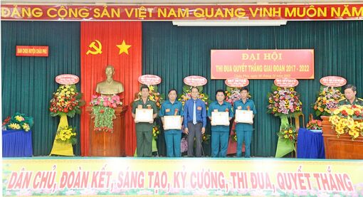 Đại hội thi đua quyết thắng lực lượng vũ trang huyện Châu Phú giai đoạn 2017 – 2022