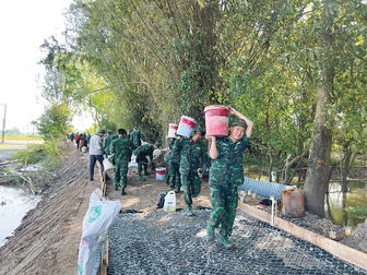 Biên giới vào xuân