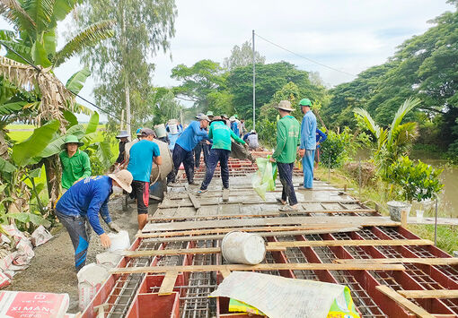 Bình Mỹ xây dựng nông thôn mới nâng cao