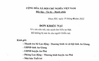 Trả lời phản ánh của bà Nguyễn Thị Tuyết