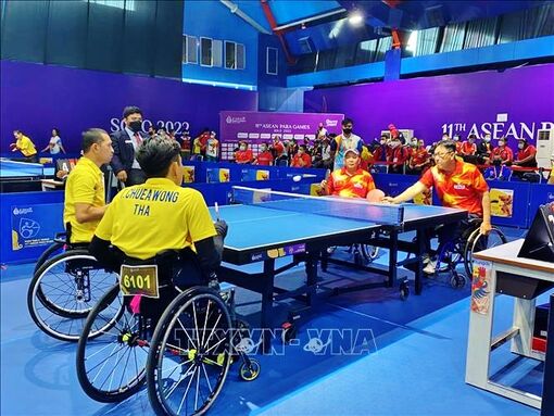 Đoàn Thể thao người khuyết tật Việt Nam tham dự 8 môn thi đấu tại ASEAN Para Games 12