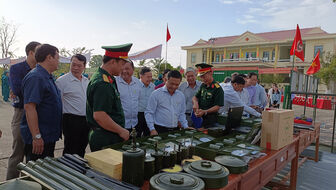 Ban Chỉ huy Quân sự huyện Thoại Sơn ra quân huấn luyện năm 2023