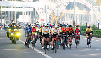 Xe đạp nữ An Giang quyết tâm đoạt thứ hạng cao