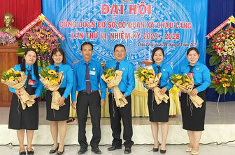 Tri Tôn đẩy nhanh tiến độ đại hội công đoàn cơ sở