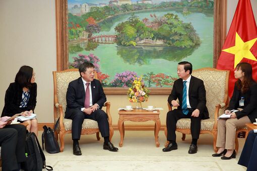 Phó Thủ tướng Trần Hồng Hà tiếp Trưởng đại diện JICA tại Việt Nam