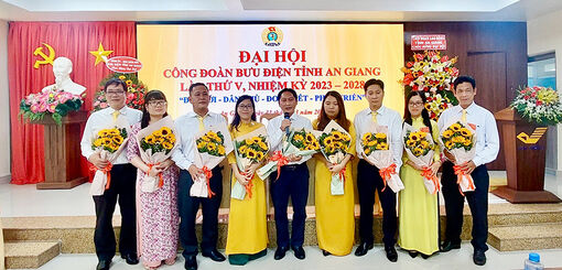 Đại hội công đoàn Bưu điện tỉnh An Giang  lần thứ V (nhiệm kỳ 2023-2028) thành công tốt đẹp