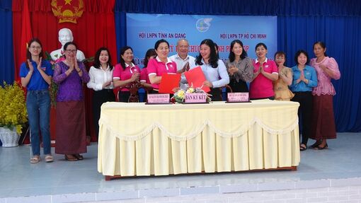 Hội Liên hiệp Phụ nữ tỉnh An Giang và TP. Hồ Chí Minh tăng cường phối hợp