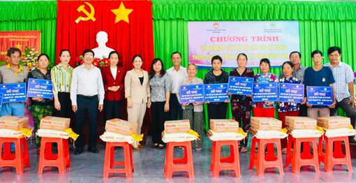 UBMTTQVN tỉnh An Giang tổng kết Chương trình hỗ trợ nhà tiêu hợp vệ sinh
