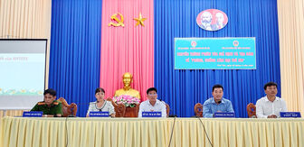 Hơn 1.800 phụ huynh, học sinh tỉnh An Giang được truyền thông về phòng, chống xâm hại trẻ em bằng hình thức phiên tòa giả định