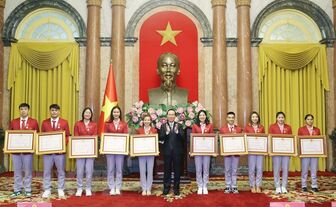 Chủ tịch nước biểu dương các 'gương mặt vàng' của Thể thao Việt Nam