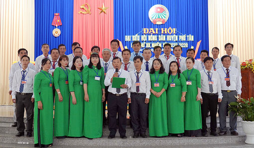 Đại hội đại biểu Hội Nông dân huyện Phú Tân lần thứ XII