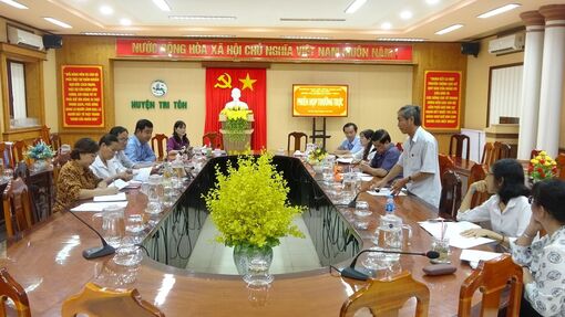 HĐND huyện Tri Tôn chuẩn bị kỳ họp chuyên đề