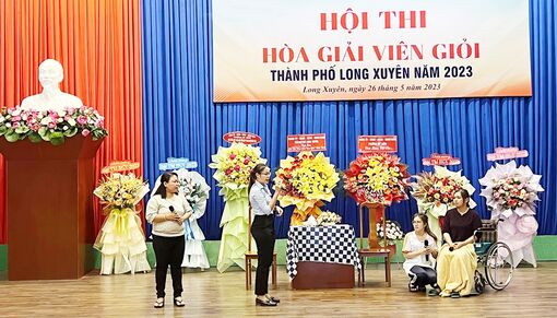 Hội thi hòa giải viên giỏi