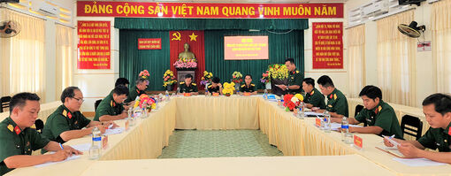 Ban Chỉ huy Quân sự TP. Châu Đốc tổng kết thực hiện Luật Sĩ quan