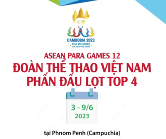 ASEAN Para Games 12: Đoàn Thể thao Việt Nam phấn đấu lọt top 4