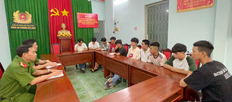 Ngăn chặn kịp thời nhóm thanh, thiếu niên chuẩn bị đánh nhau ở phường Mỹ Long