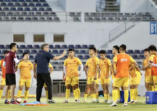 U23 Việt Nam đấu luyện cùng CLB Công An Hà Nội và CLB Hải Phòng