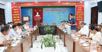 Chợ Mới thực hiện tốt cho vay hỗ trợ việc làm