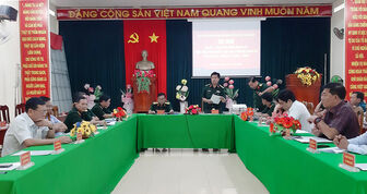 Đảng ủy Quân sự Châu Phú sơ kết giữa nhiệm kỳ 2020 – 2025