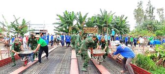 Châu Phú phát triển kết cấu hạ tầng giao thông
