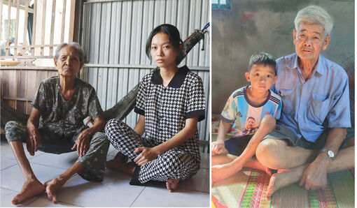 2 học sinh mồ côi cần giúp đỡ