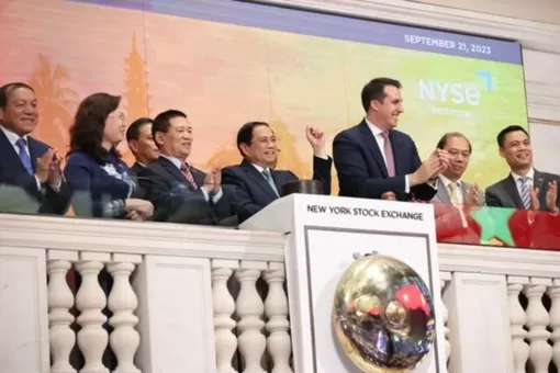 Thủ tướng rung chuông khai mạc phiên giao dịch tại Sàn chứng khoán New York