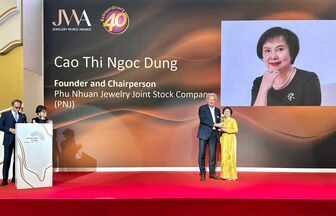 Chủ tịch Hội đồng Quản trị PNJ được vinh danh là biểu tượng ngành kim hoàn thế giới