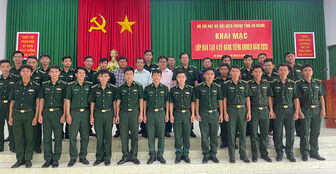 Đào tạo 4 kỹ năng tiếng Khmer cho cán bộ biên phòng