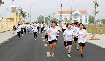 Thị trấn An Châu phát triển thể thao cộng đồng