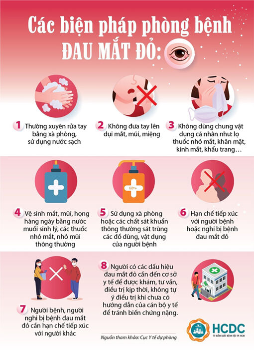 Khuyến cáo phòng bệnh đau mắt đỏ