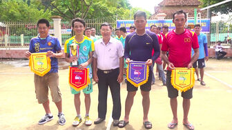 Bế mạc Giải Bóng chuyền nông dân huyện Thoại Sơn lần thứ 28